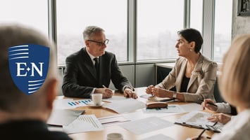 Two people discussing business continuity vs disaster recovery