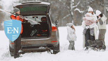 car in winter