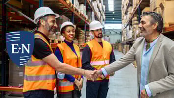 A group discussing selling a business to employees. 