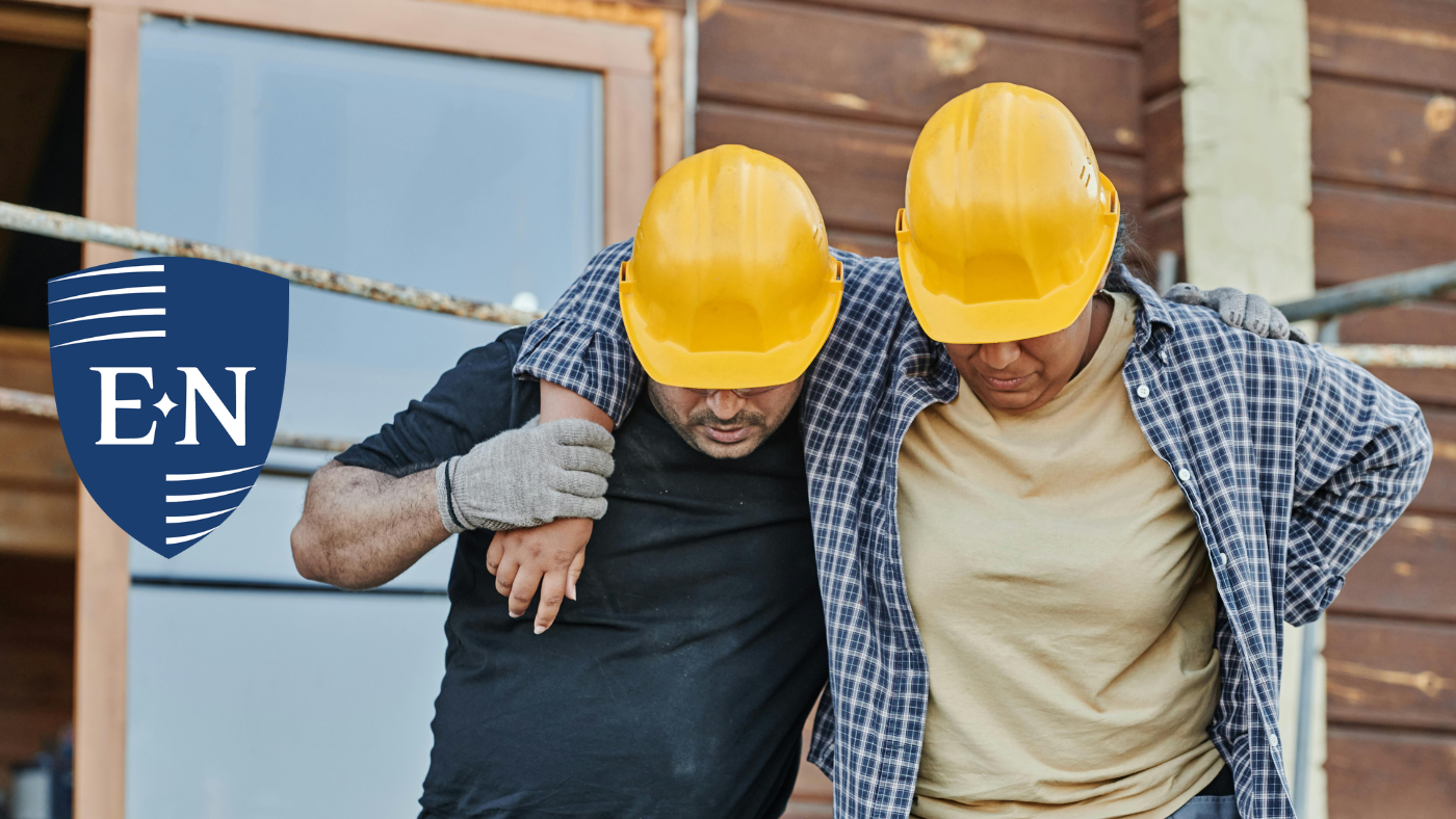 Construction worker supported after injury – return to work in action.
